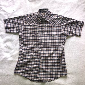 Ely Cattleman’s, Short sleeve plaid shirt
